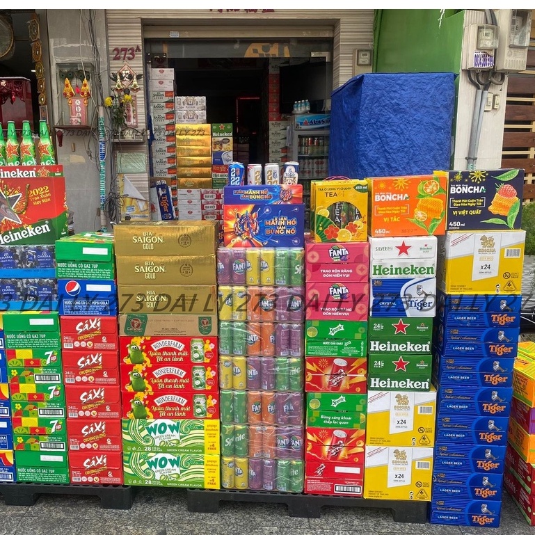 Thùng 24 chai Trà Xanh Không Độ vị Chanh - Đại lý 273