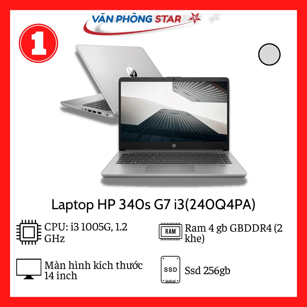 Laptop HP 340s G7 240Q4PA CHÍNH HÃNG BẢO HÀNH TOÀN QUỐC