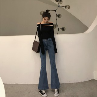 Áo trễ vai phối dây bản to