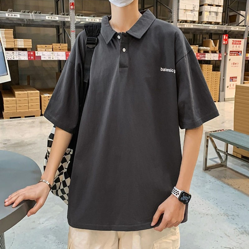 Áo Thun Polo Ngắn Tay Phong Cách Hàn Quốc Thời Trang Cho Nam | BigBuy360 - bigbuy360.vn