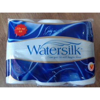 Giấy vệ sinh Watersilk 12 cuộn dài 19,5m