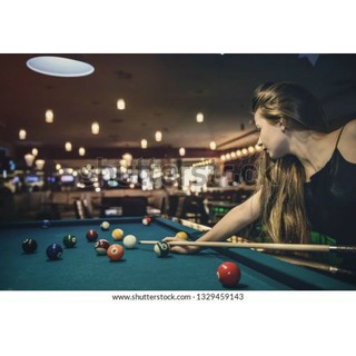 tranh dán tường trang trí quán bida 3d keo sẵn