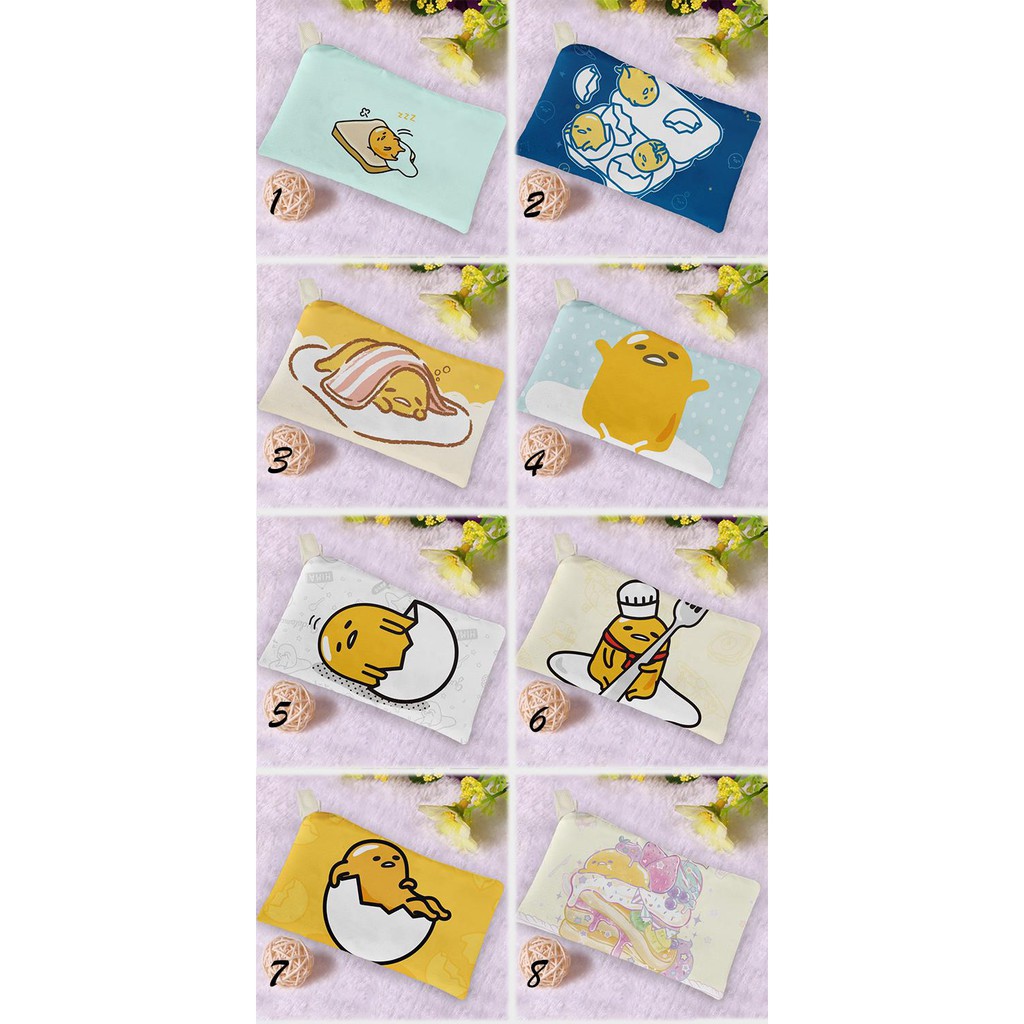 Túi Đựng Bút Hình Quả Trứng Lười Gudetama