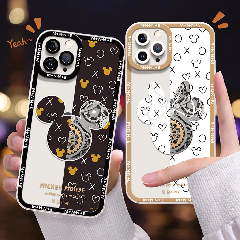 Ốp Điện Thoại Silicon TPU Mềm Trong Suốt Hình Gấu Dễ Thương Cho IPhone 14 13 12 Pro X XR XS Max 14 6 6S 7 8 + 11 Pro Max