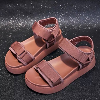 [SẴN ĐEN 37] Sandal cao su đế cao 5cm (ảnh thật ở cuối)