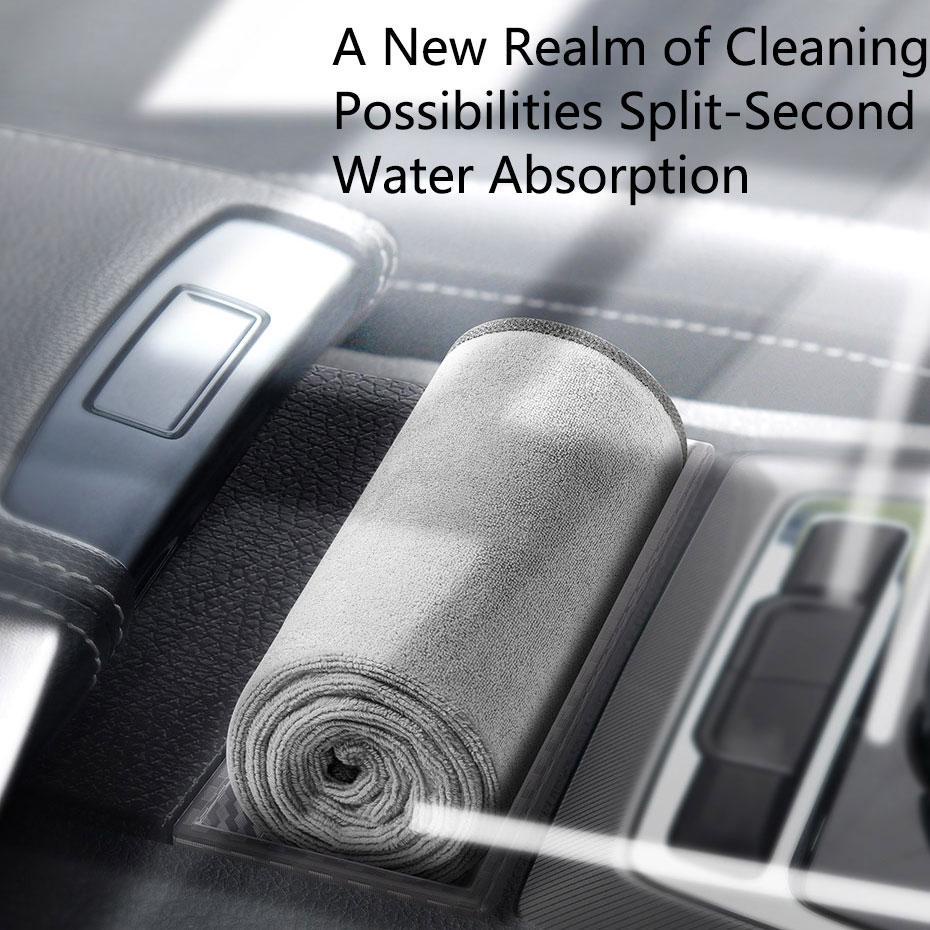 Khăn lau ô tô Baseus 3 lớp vải sợi siêu thấm hút dễ dàng cho vệ sinh cho xe hơi nhà cửa phòng