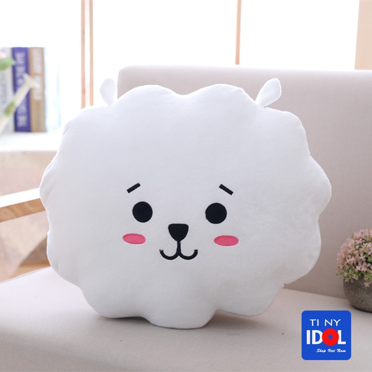 Gấu Bông BT21 BTS Cừu RJ Jin Nhỏ, Gối Ôm Biểu Tượng Kpop Giá Rẻ