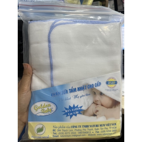 Khăn tắm gạt Nhật 4 lớp set 2 cái