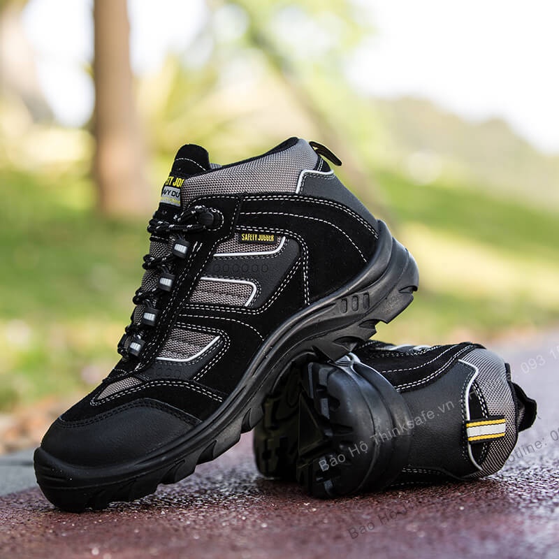 Giày bảo hộ Jogger Climber S3 mũi Composite chống va đập, chống đâm xuyên, da lộn siêu bền, chống thấm nước - Thinksafe