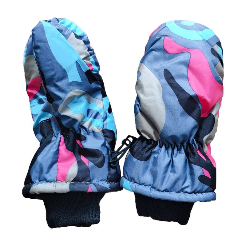 Mary☆SOME Chidren Winter Thicken Mitten Kids Outdoor Warm Waterproof Windproof Gloves