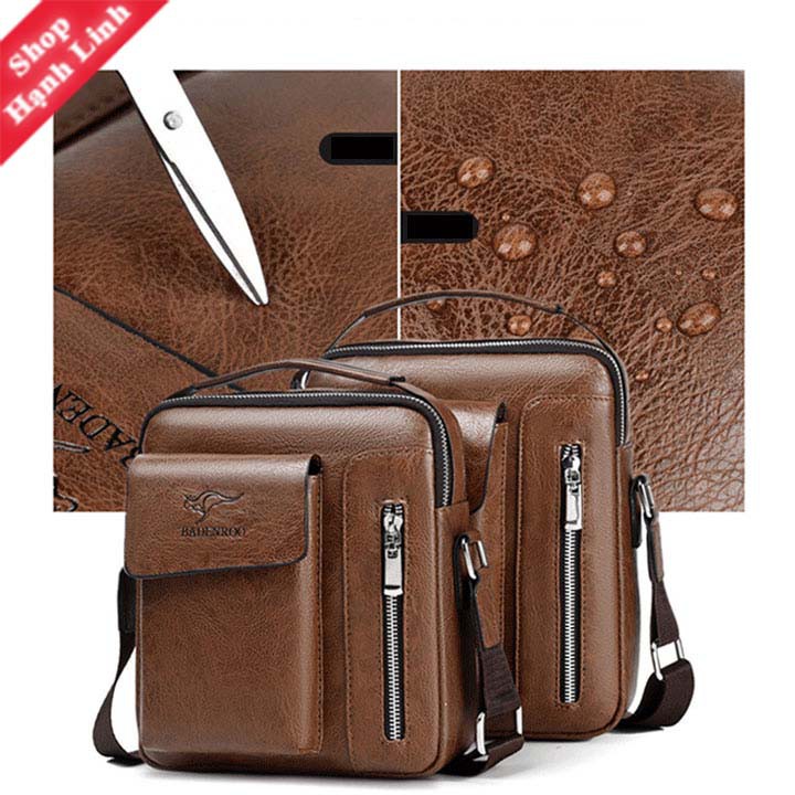Túi đeo chéo nam da PU cao cấp hiệu Badenroo MS 8602, đựng Ipad 11 inch | BigBuy360 - bigbuy360.vn