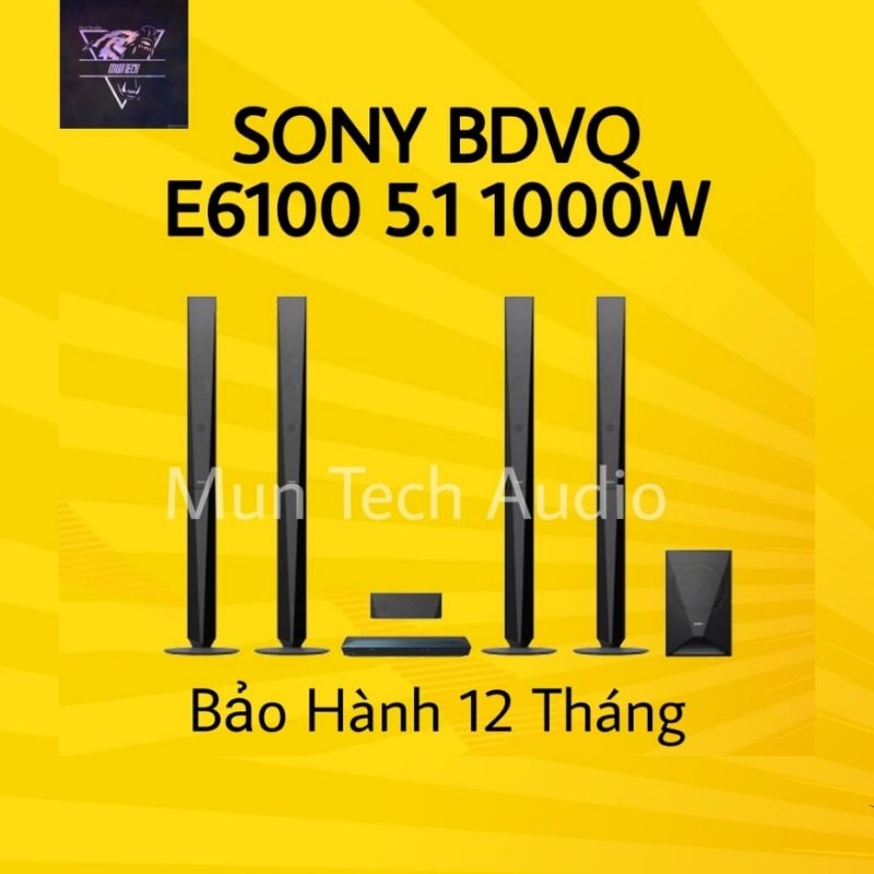 Dàn âm thanh sony BDVQ E6100 5.1 1000W chính hãng mới 100%