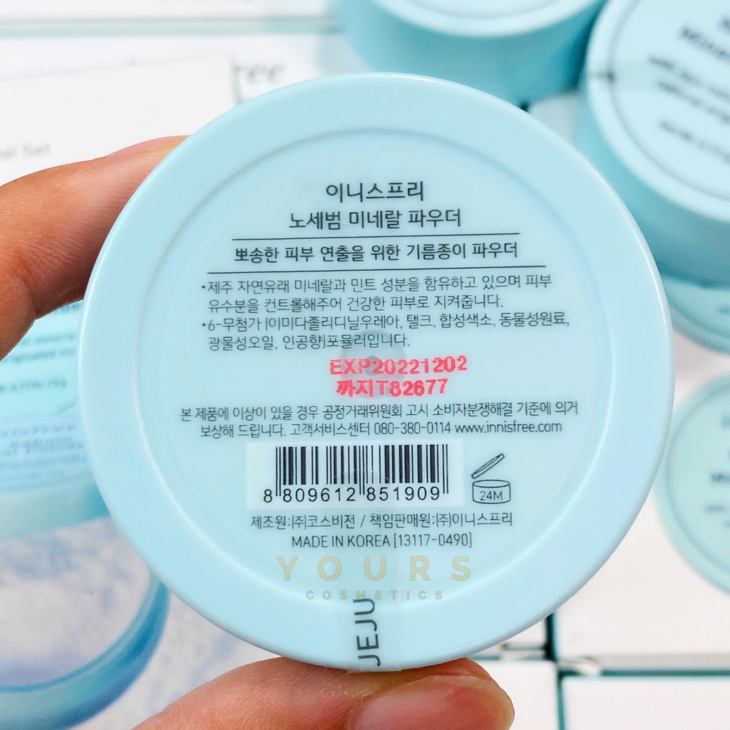 [Auth Hàn] Phấn Phủ Bột Kiềm Dầu Innisfree No Sebum Minearal Powder | BigBuy360 - bigbuy360.vn