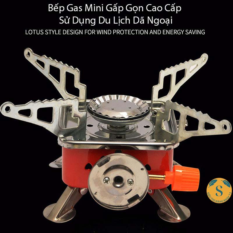 BẾP GA MINI DU LỊCH SIÊU NHỎ GỌN XẾP GỌN ĐƯỢC [BẾP GA MINI]