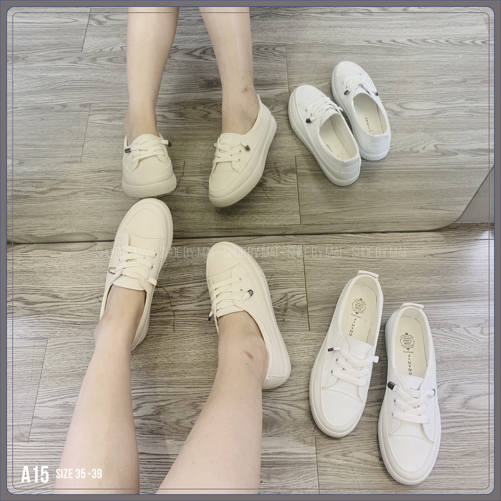 Giày thể thao nữ cá tính, giày sneaker nữ A15 SHOEBYMAI