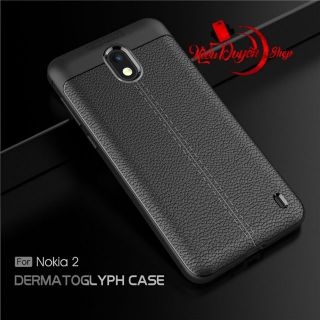 Ốp lưng Nokia 2 dẻo vân da cao cấp