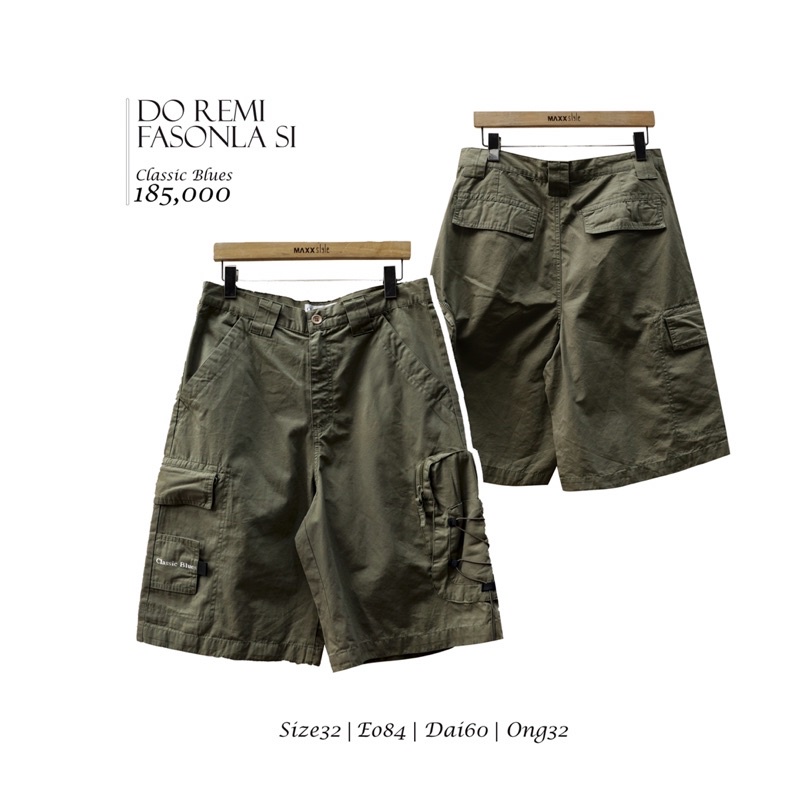 Quần Shorts Vintage Nam Nữ - New - Quần Đùi Túi Hộp Phong Cách Cổ Điển - Chất Vải Đẹp - Ảnh Thật