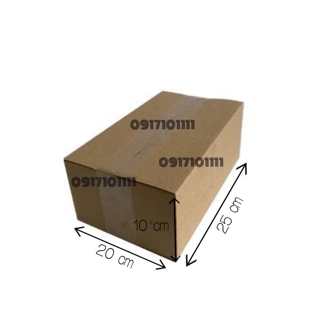 Combo 25 hộp 25x20x10 Hộp carton đóng gói hàng