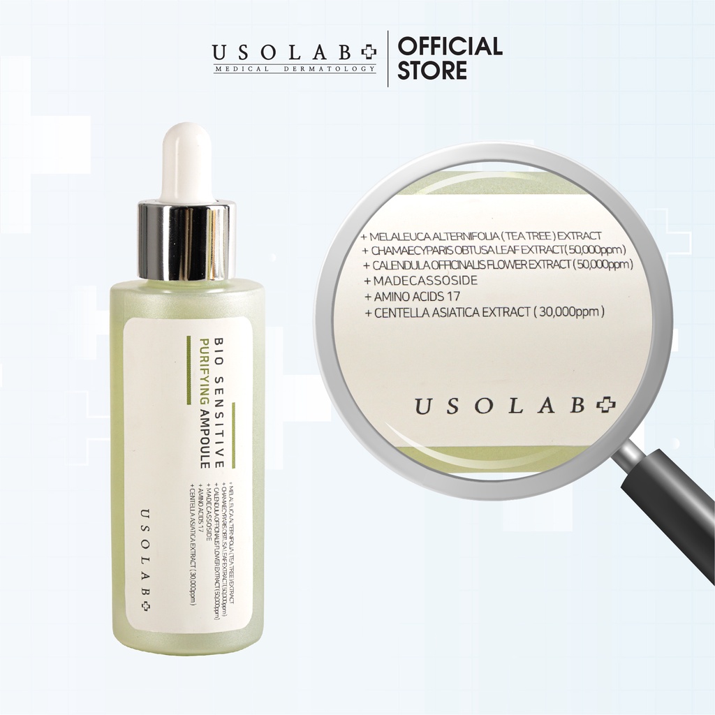 Tinh chất giảm dầu mụn Usolab Purifying Ampoule 50ml
