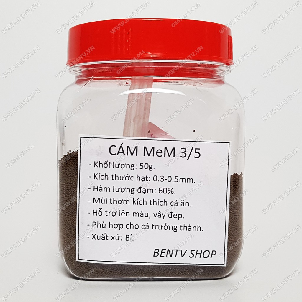 Cám MeM 2/3 3/5 5/8 - Thức Ăn Cho Cá Bảy Màu