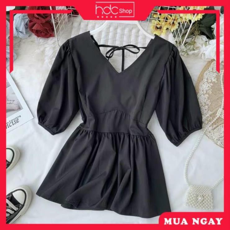 [CAO CẤP] Đầm bigsize công sở - 🍒 Áo Peplum Bigsize 60-85ký