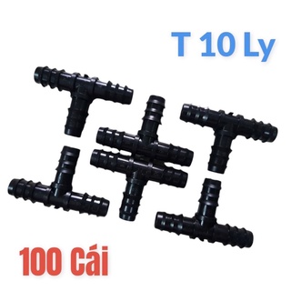 T 10 ly nối ống ldpe dùng trong hệ thống tưới tự động, tưới nhỏ giọt