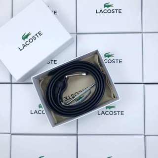 Nịt nam Lacoste da  siêu sang