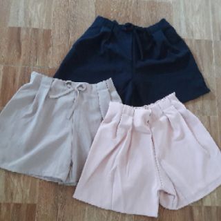 Combo 3 quần đùi nữ dáng xòe