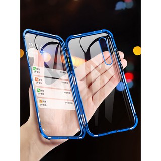 Ốp Điện Thoại Kính Cường Lực Nam Châm Cho Vivo S1 Pro S1 V15 V9 V11i V17 Pro Y91c Y85 Y19 Y17 Y15 Y12