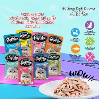 (date 10/2023) 01 GÓI Pate Regalos Thái Lan 70gram- Thức ăn dinh dưỡng cho mèo mọi độ tuổi