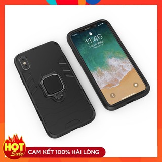 Ốp lưng iPhone 6plus/7plus/x/xsmax/11/11promax iron man chống sốc kèm nhẫn iring chống xem video tiện lợi