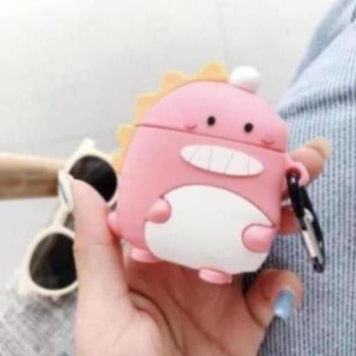 Case Airpods Bảo Vệ Bao Đựng Hộp Sạc Tai Nghe, Case Airpods 2/3/1/i7/i9/i12/Pro/TWS - Sillicone Dẽo Hoạt Hình Cute
