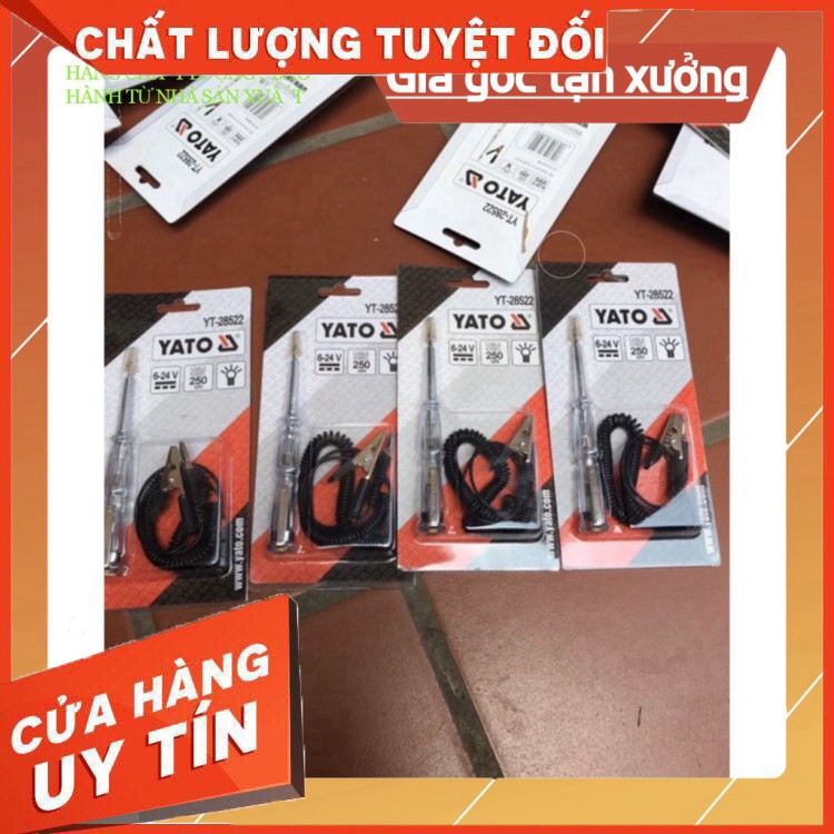 Bút Thử Điện 1 Chiều Bình Ắc Quy Yato SẢN PHẨM TỐT CHẤT LƯỢNG BẢO HÀNH 6 - 12 THÁNG