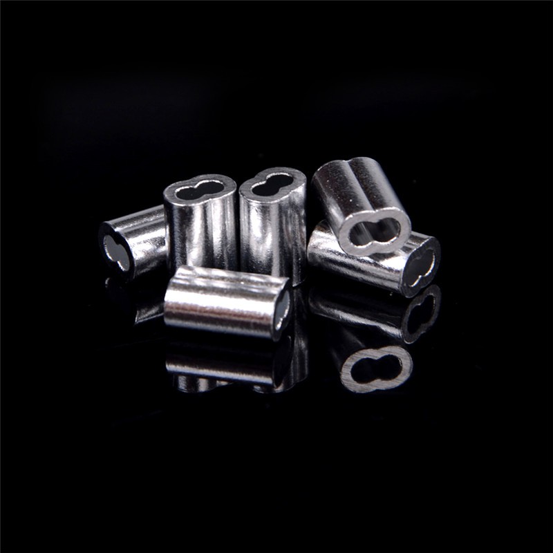 Set 50 Kẹp Dây Cáp Bằng Nhôm 1.5mm Tiện Dụng