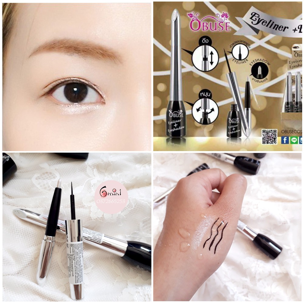 [AUT THÁI] Bút Kẻ Mắt Và Phấn Mắt Obuse Eyeliner and Eyeshadow