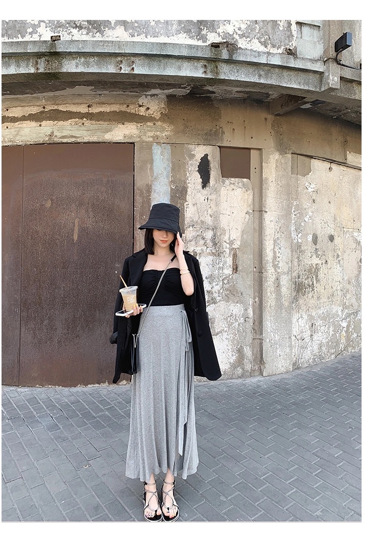 Chân Váy Eo Cao Kiểu Xẻ Tà Phong Cách Cá Tính Hàn Quốc Thời Trang Nữ | BigBuy360 - bigbuy360.vn