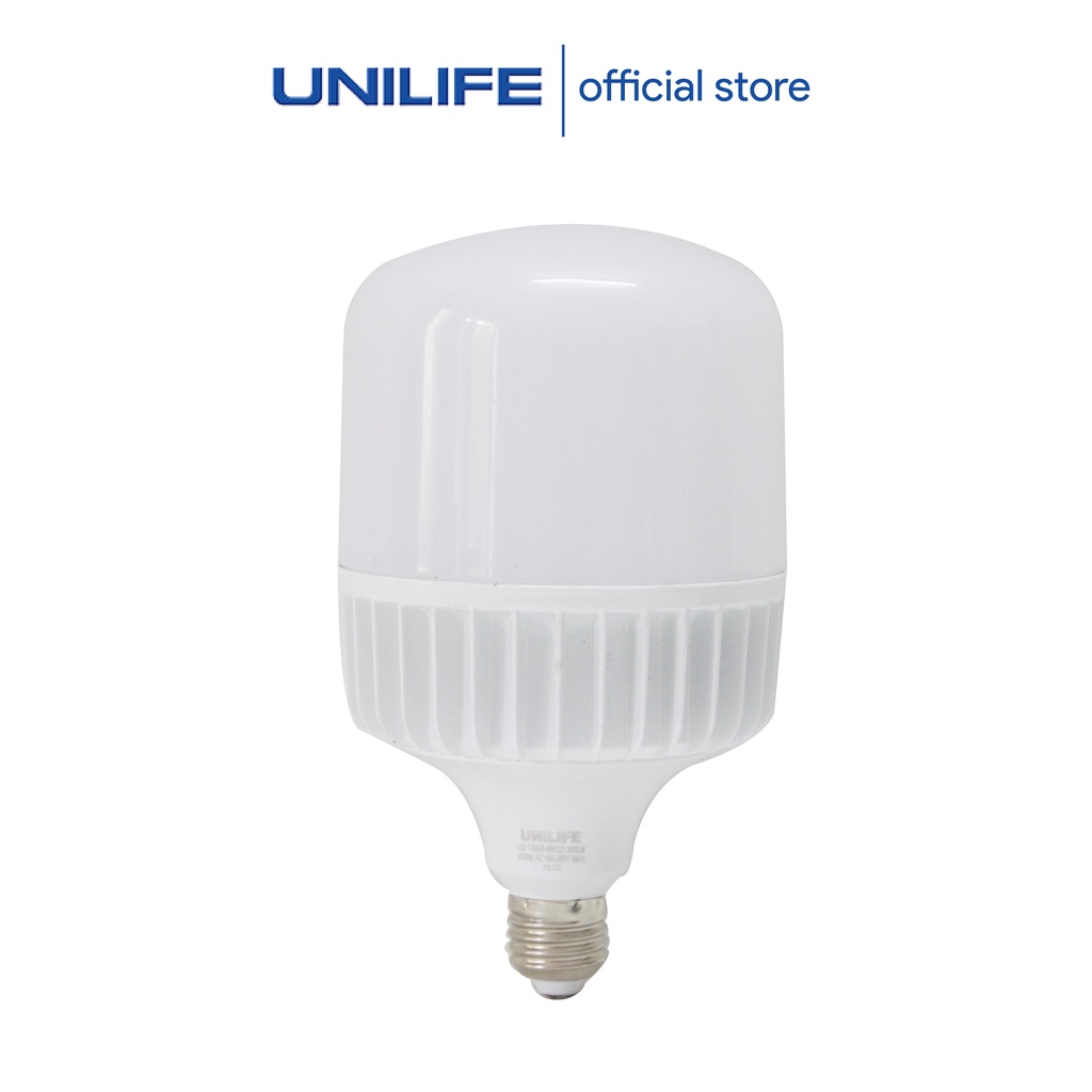 Bóng đèn led Unilife T-bulb trụ nhôm tròn ánh sáng trắng tiết kiệm điện năng, thương hiệu Việt