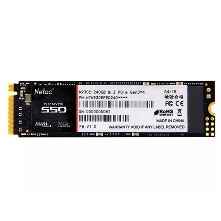 Ổ cứng SSD Netac 256GB N930E NVMe PCIe