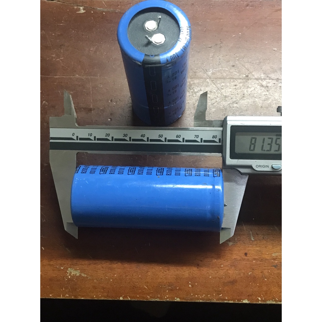 TỤ LỌC NGUỒN 8200uF 100V TỤ HOÁ THÁO MÁY CHÍNH HÃNG NIPPON CHEMICON
