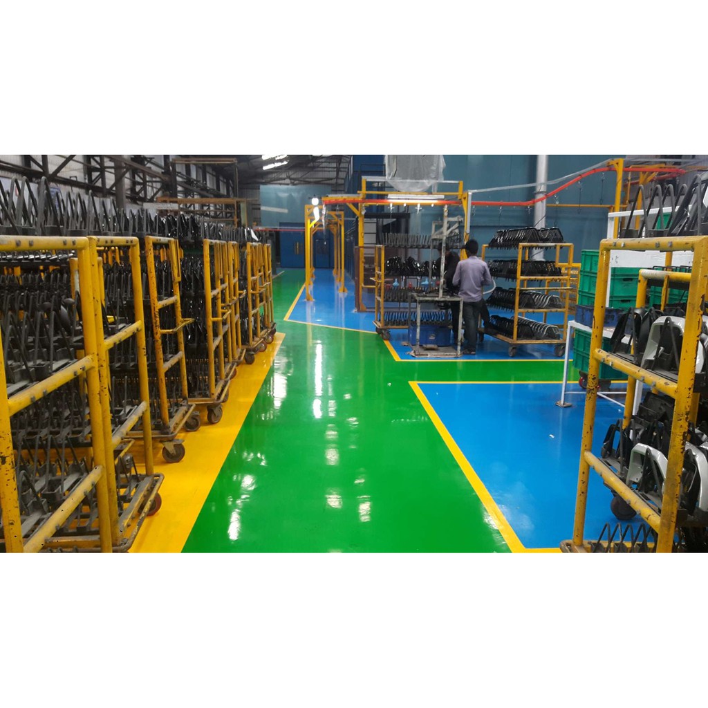 SƠN SÀN EPOXY KCC ET5500 KHÁNG AXIT - D40434 GREEN