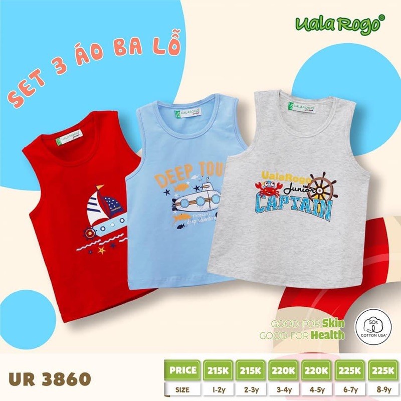 Set áo ba lỗ UalaRogo UR3860