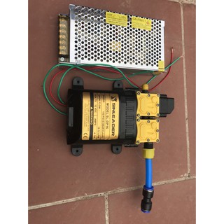 Bộ máy sinleader đôi + nguồn 12v 10a kèm nối đầu ra