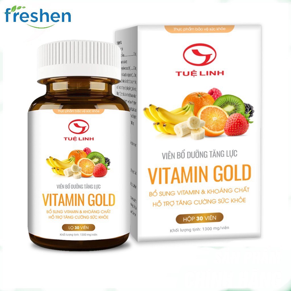 VITAMIN GOLD Tuệ Linh - viên bổ dưỡng tăng lực