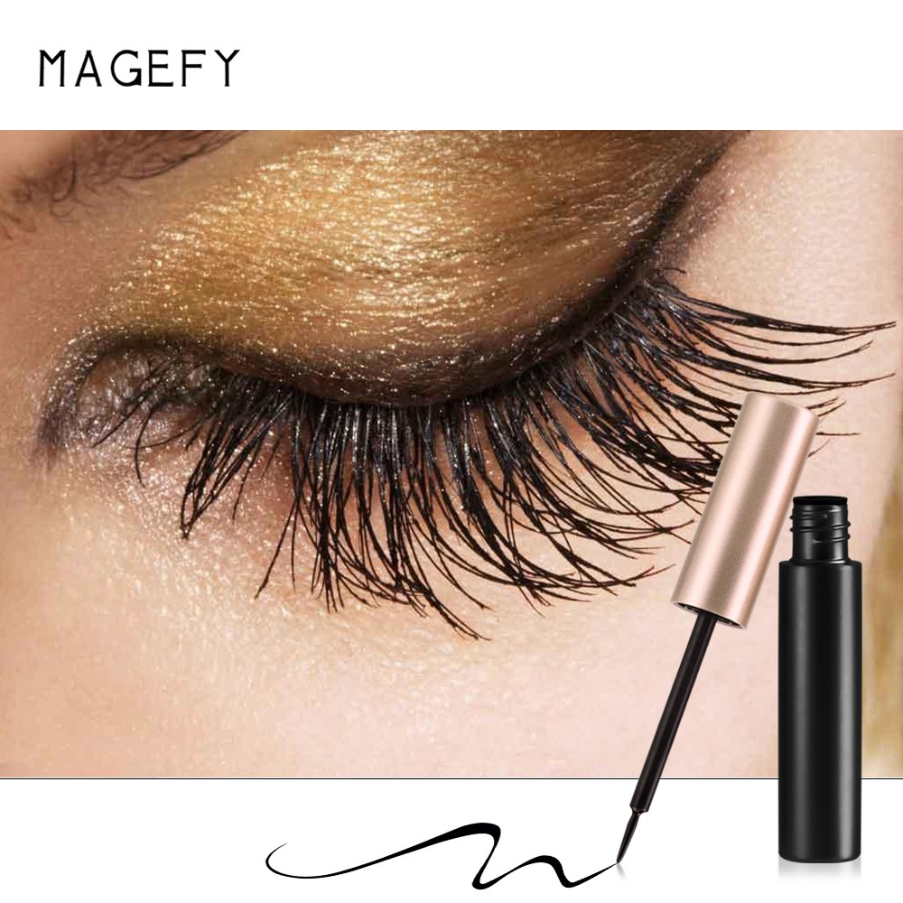 Bộ mascara uốn cong nối lông mi chống nước  MAGEFY
