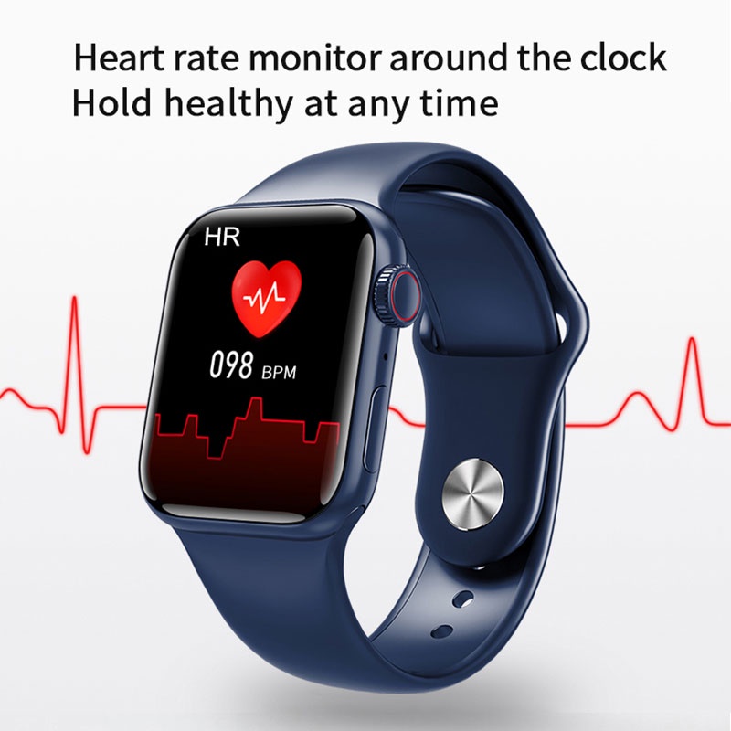 Đồng hồ thông minh IWO M26Plus Smart Watch hoàn toàn mới 1.77 inch màn hình vuông bluetooth gọi điện IP67 không thấm nước ở chế độ chờ lâu đồng hồ đo nhịp tim đo huyết áp theo dõi thể dục