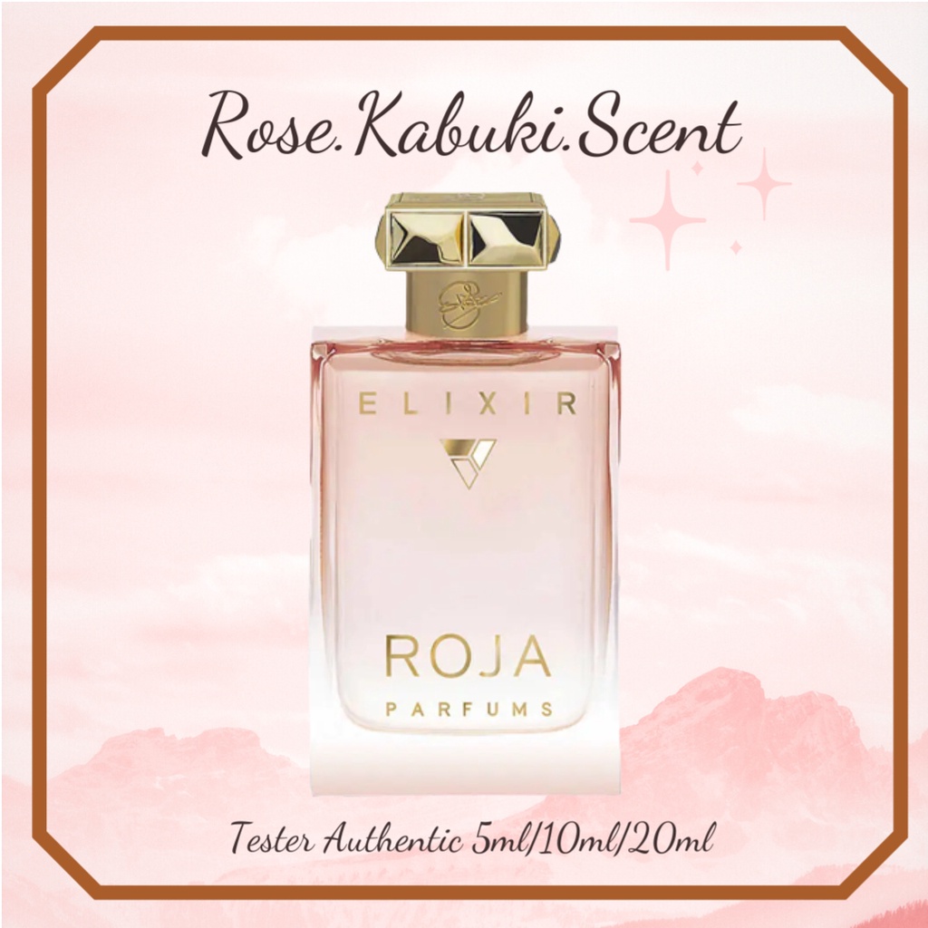 𝑹𝒐𝒔𝒆 𝑲𝒂𝒃𝒖𝒌𝒊_ Nước hoa Niche ELIXIR của ROJA PARFUMS (2ml-5ml-10ml)