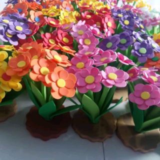 Hoa lá xốp dập sẵn 500 bông