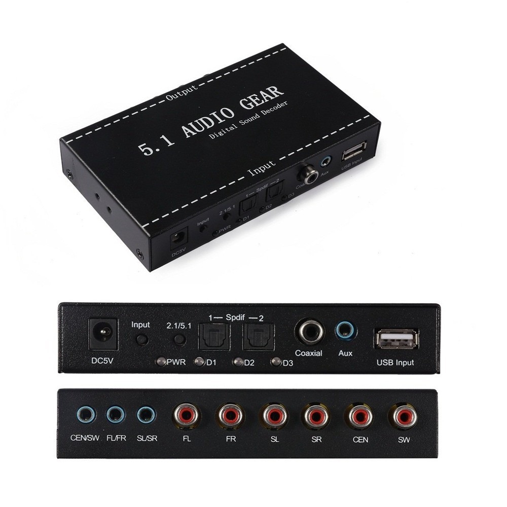 Bộ giải mã âm thanh AC3 sang analog 5.1ch chất lượng cao chuyên dụng