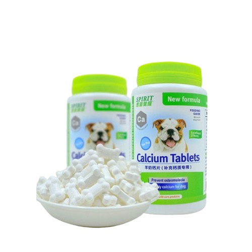 Viên sữa dê dưỡng chất spirit canxi cho chó mèo chắc xương dưỡng lông và chó mèo kém ăn