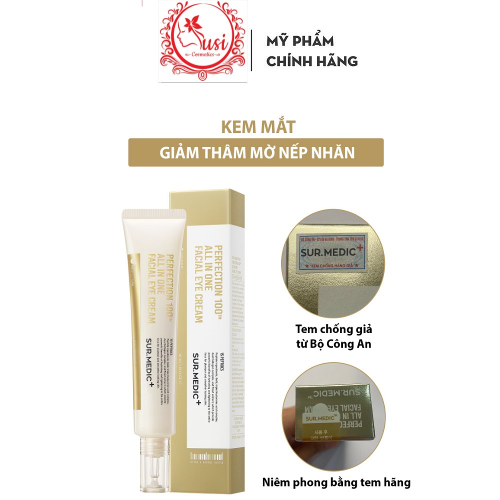 Kem mắt Sur.Medic+ Perfection 100tm All In One Facial Eye Cream 35ml